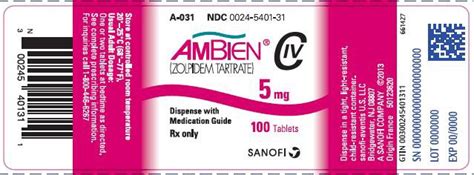 what are the inactive ingredients in generic ambien